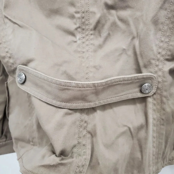 Gianni Bini Women's Light Brown Stretch Cotton Fitted‎ Career Blazer Size S - Picture 8 of 10